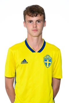 Williot Swedberg i P15-landslaget