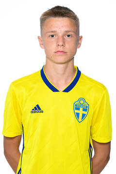 Albin Ahlstrand i P15-landslaget