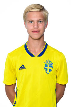 August Bergström i P15-landslaget