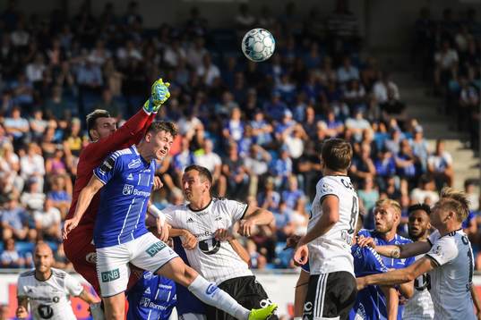 Isak Heen Berge and Jörgen Strand Larsen of Sarpsborg 08