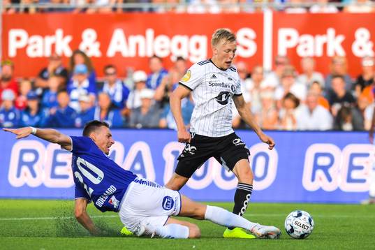 Magnar Ødegaard of Sarpsborg 08 and Birger Meling of
