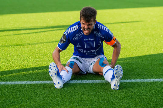 Joachim Thomassen of Sarpsborg 08 reacts