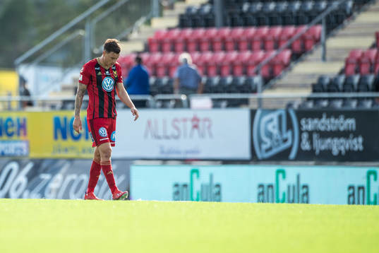 Östersunds Jamie Hopcutt  deppar