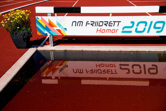 General view of the water jump