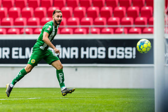 Hammarbys Muamer Tankovic gör 0-2