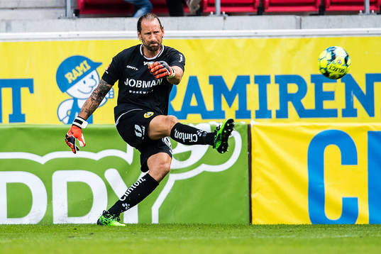 Hammarbys målvakt Johan Wiland