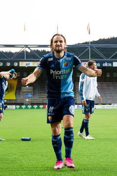 Djurgårdens Kevin Walker jublar