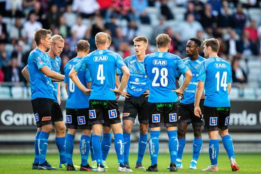 Halmstads spelare samlas