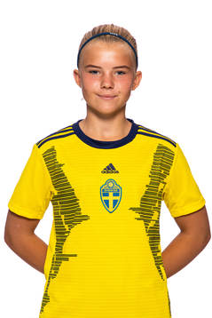 Matilda Nilden i F15/04-landslaget