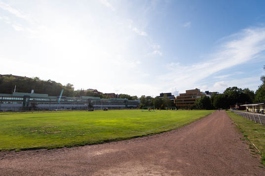 Generell vy över Mossens Idrottsplats