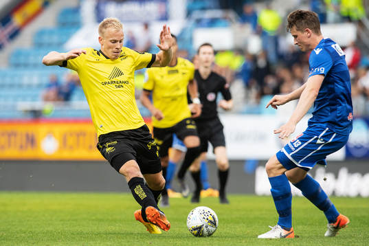 Martin Ramsland of Start and Marius Høibråten +sa