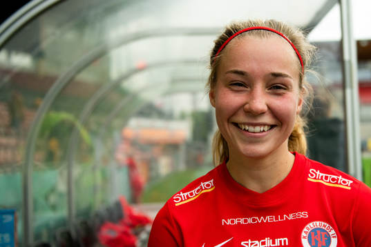 Örebros Heidi Kollanen jublar