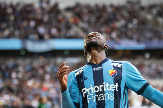 Djurgårdens Mohamed Buya Turay deppar