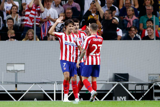 Joao Felix Sequeira of Atletico Madrid celebrates