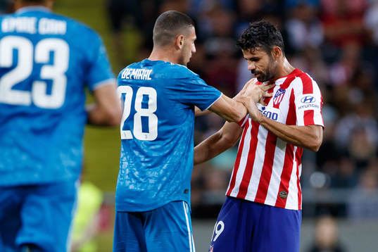 Argumentation between Marih Demiral of Juventus and Diego