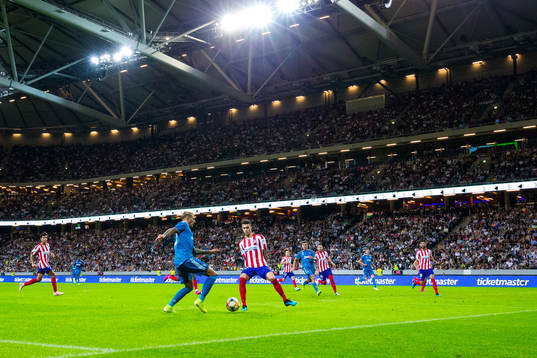 General view of Friends Arena