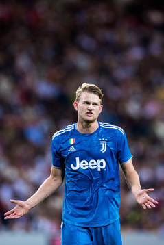 Matthijs de Ligt of Juventus reacts