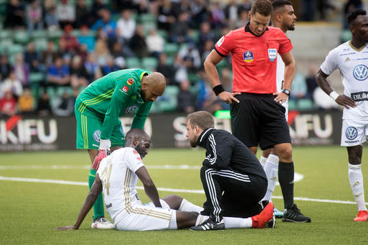 Ronald Mukiibi och Aly Keita Östersunds FK