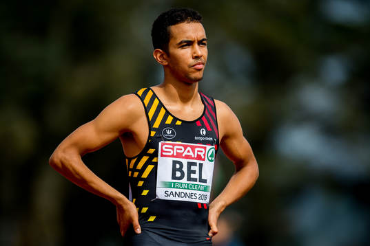 Dylan Owusu of Belgium