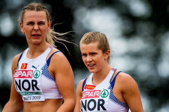 Tonje Fjellet Kristiansen and Helene Rønningen of Norway