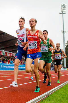 Filip Mangen Ingebrigtsen of Norway and Stan Niesten of