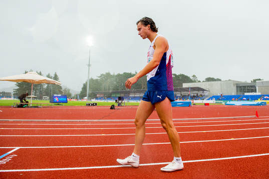 Even Meinseth of Norway looks dejected