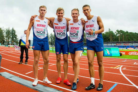 Fredrik Øvereng, Joachim Sandberg, Markus Einan and Luca