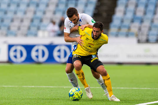 IFK Norrköpings Egzon Binaku och Elfsborgs Frederik Holst