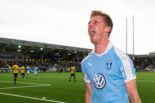 Malmö FFs Anders Christiansen jublar