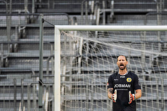 Hammarbys målvakt Johan Wiland