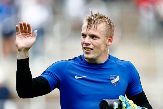 IFK Norrköpings målvakt Isak Pettersson