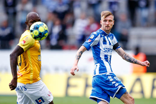 Falkenbergs John Chibuike och IFK Göteborgs Sebastian