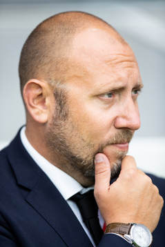 IFK Göteborgs klubbdirektör Max Markusson innan