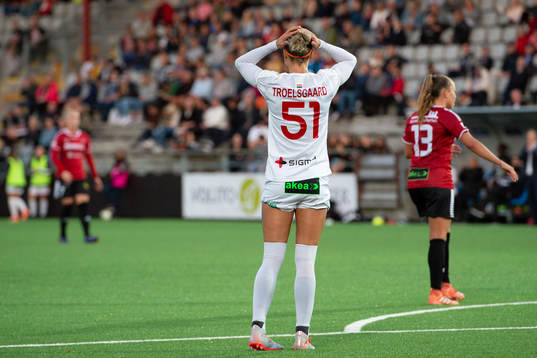 Rosengårds Sanne Troelsgaard deppar