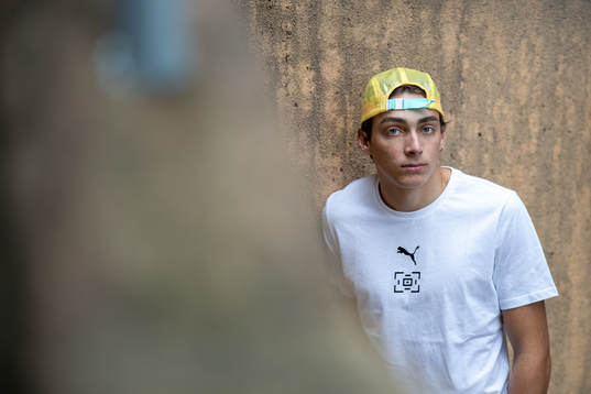 Armand Duplantis poses for a portrait