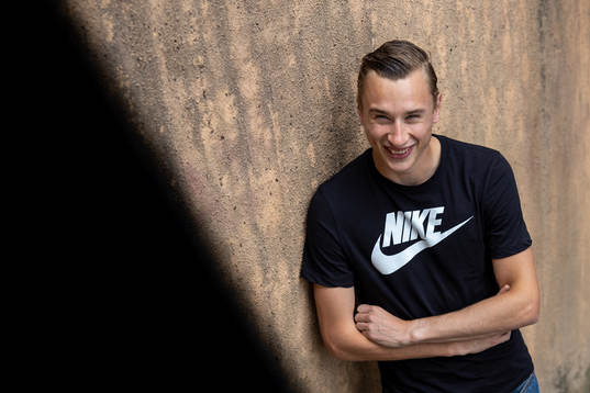 Kalle Berglund poses for a portrait