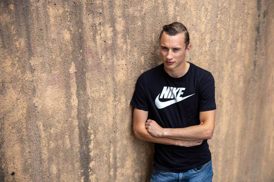 Kalle Berglund poses for a portrait