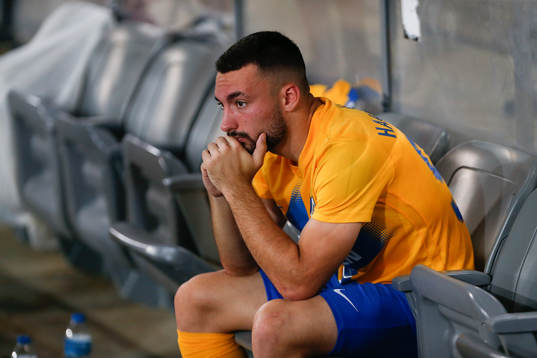 Sead Haksabanovic of IFK Norrköping looks dejected