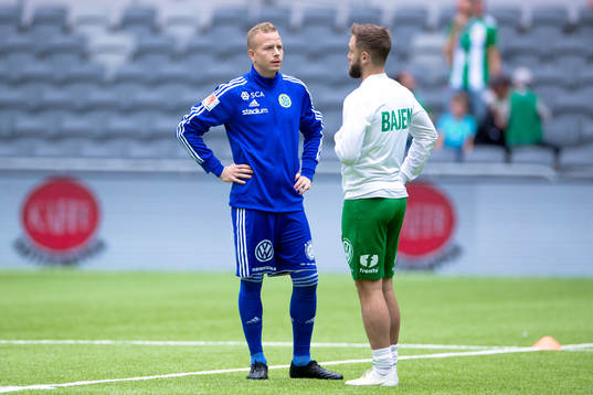 Sundsvalls Tobias Eriksson och Hammarbys Mats Solheim