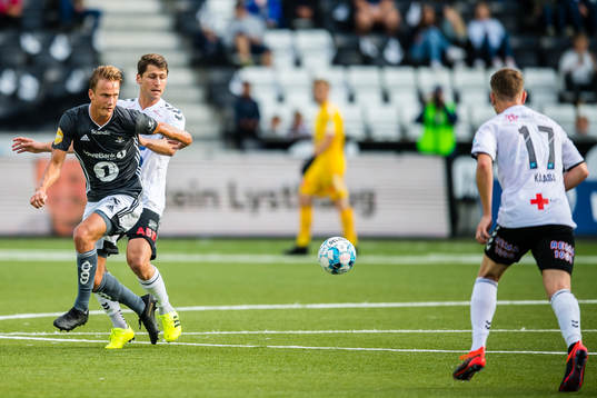 Erik Botheim of Rosenborg and Fredrik Semb Berge of Odd