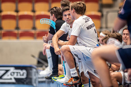 Helsingborgs Fredrik Azelius i samtal med Linus Nordgren