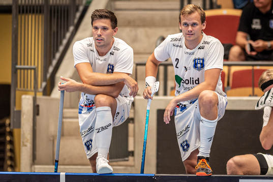 Helsingborgs Fredrik Azelius och Linus Nordgren deppar