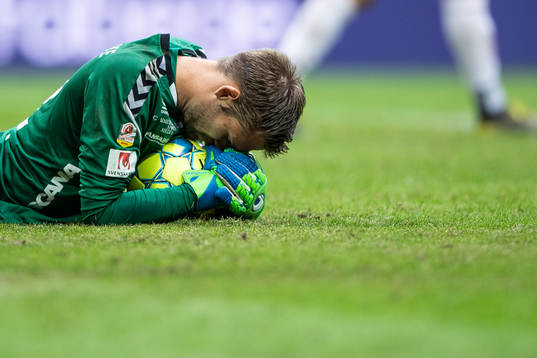 Kalmars målvakt Lucas Hägg-Johansson