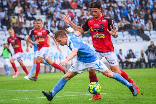 Malmö FFs Anders Christiansen och Falkenbergs Carl