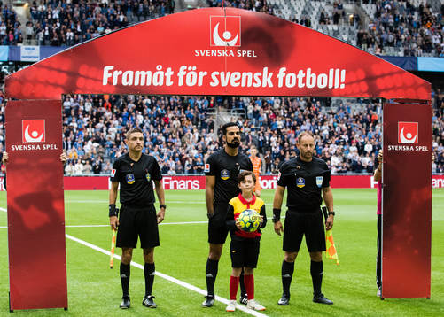 Domarteamet med Johan Thalin, Mohammed Al-Hakim och Peter