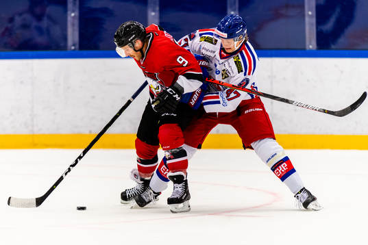 Malmö Redhawks Frederik Storm och Oskarshamns Christian