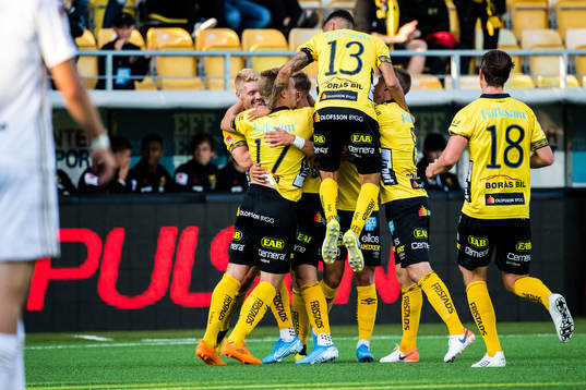 Elfsborgs spelare jublar