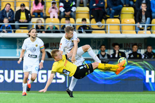 Östersunds Eirik Haugan och Elfsborgs Per Frick