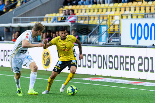 Elfsborgs Rami Kaib och Östersunds Ludvig Fritzson