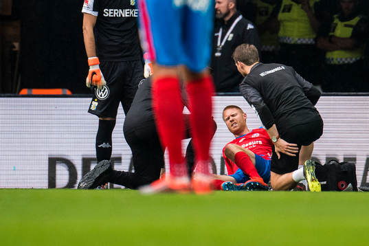 Helsingborgs Markus Holgersson får behandling